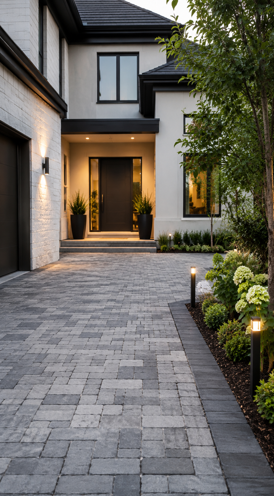 Allée en pavés naturels Stone210