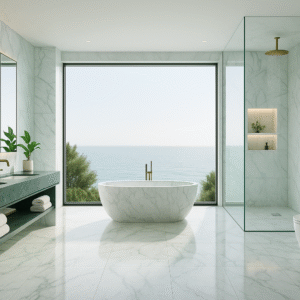 Marbre Ibiza Salle de bains