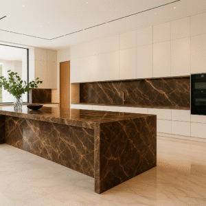 Plan de travail / Crédence Marbre HS