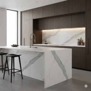 Quartz Compac Calacatta Plan de travail / Crédence