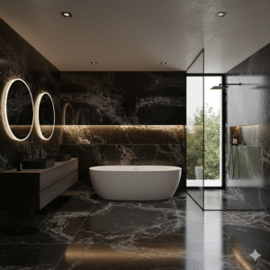 Salle de bains Quartz Compac HS