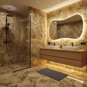 Granit Amarelo Real Salle de bain