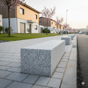 Bordures en Granit Gris